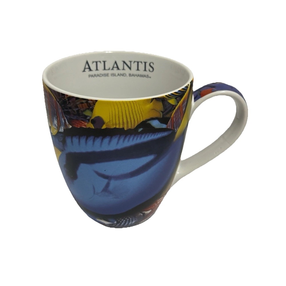 Atlantis Paradise Island Bahamas Mug Tropical Fish Reef Coffee Cup‎ Souvenir